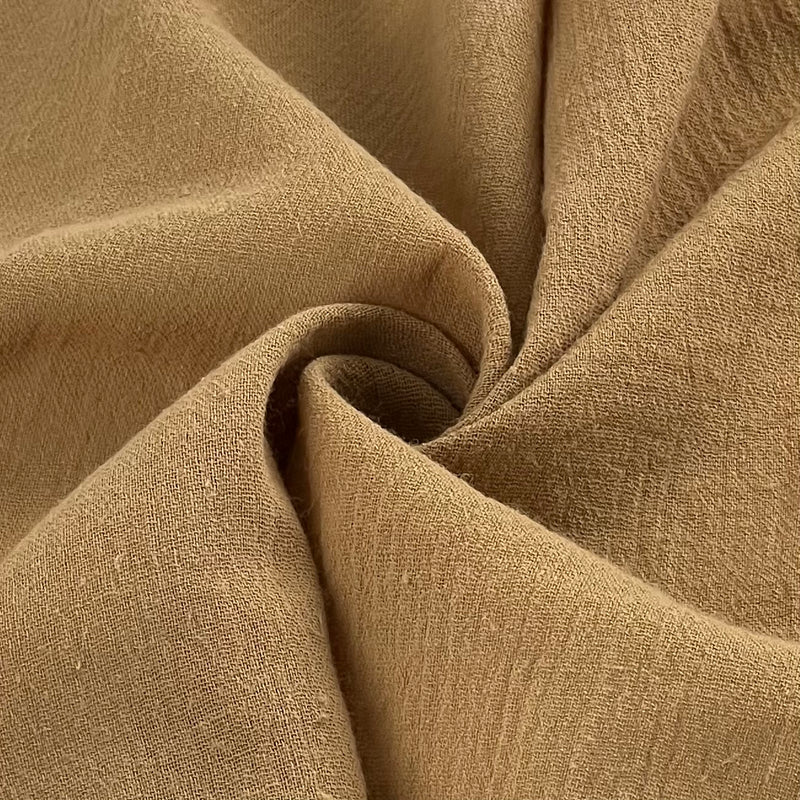 100% Cotton 50” Bubble Gauze - Khaki | SKU 2815B #U98
