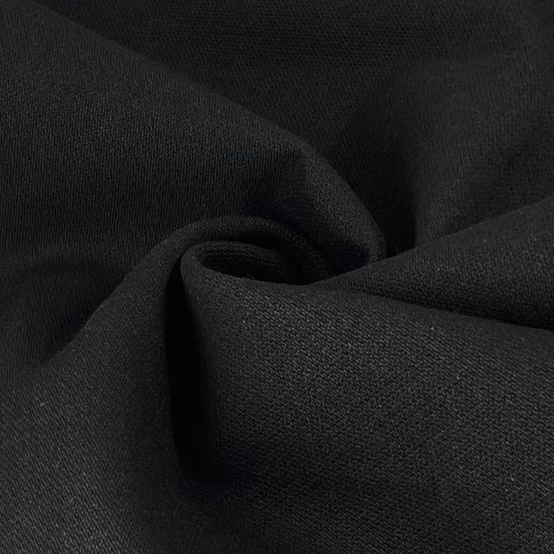 Black Broken-Weave Denim - Heavyweight | 72" REMNANTS