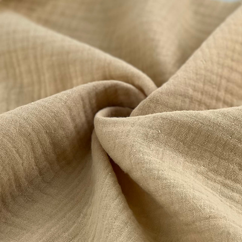 Double Face 100% Cotton Gauze - Champagne | 5924A #S96