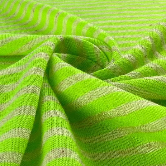 Neon Green | Stripe Jersey R|S - SKU 7501F #S/FF-2