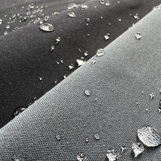 Black | Revisable Bonded Waterproof Polyester - SKU 7448B #S85