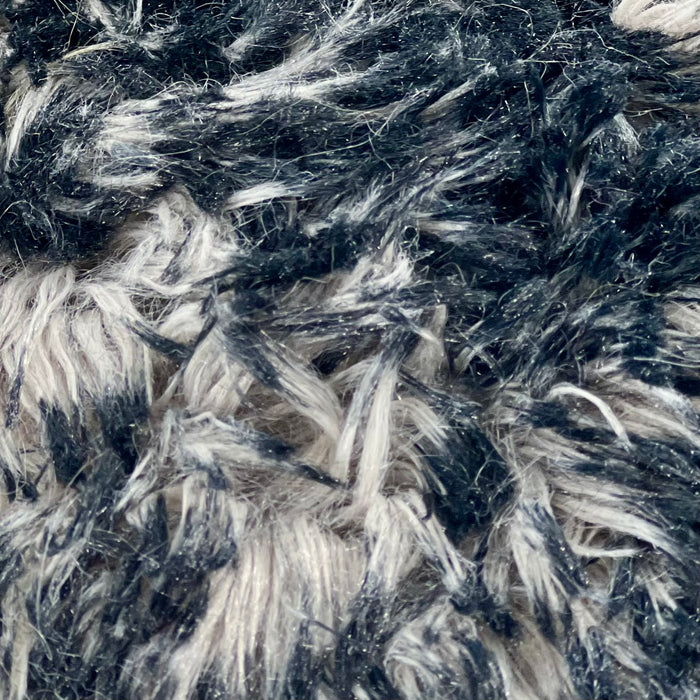 Light Grey & Black Faux Alpaca (60 Yard Roll)