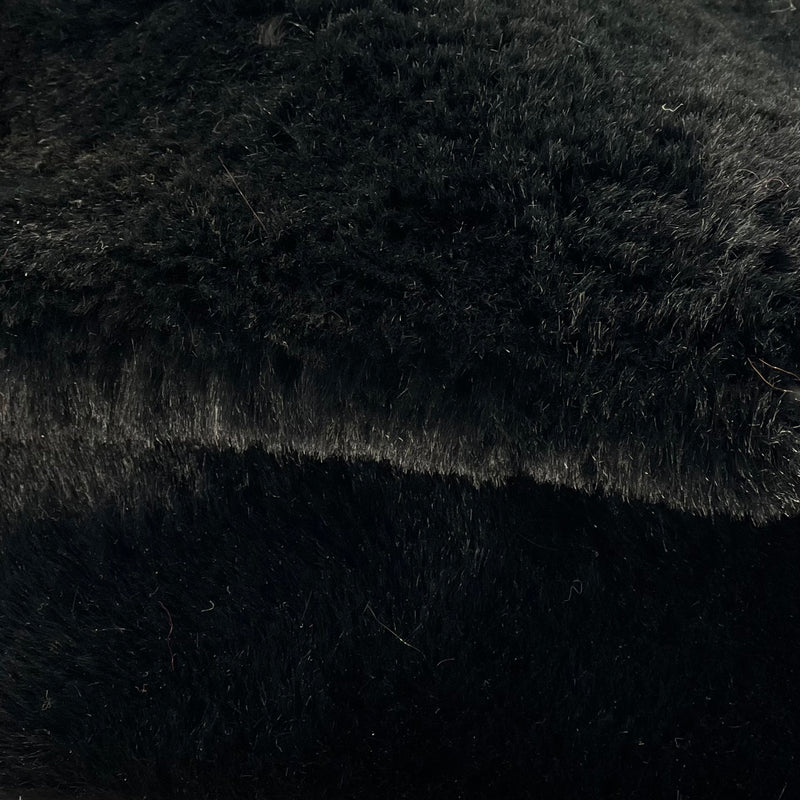 Black Faux Rabbit (Ave. 50 Yard Roll)