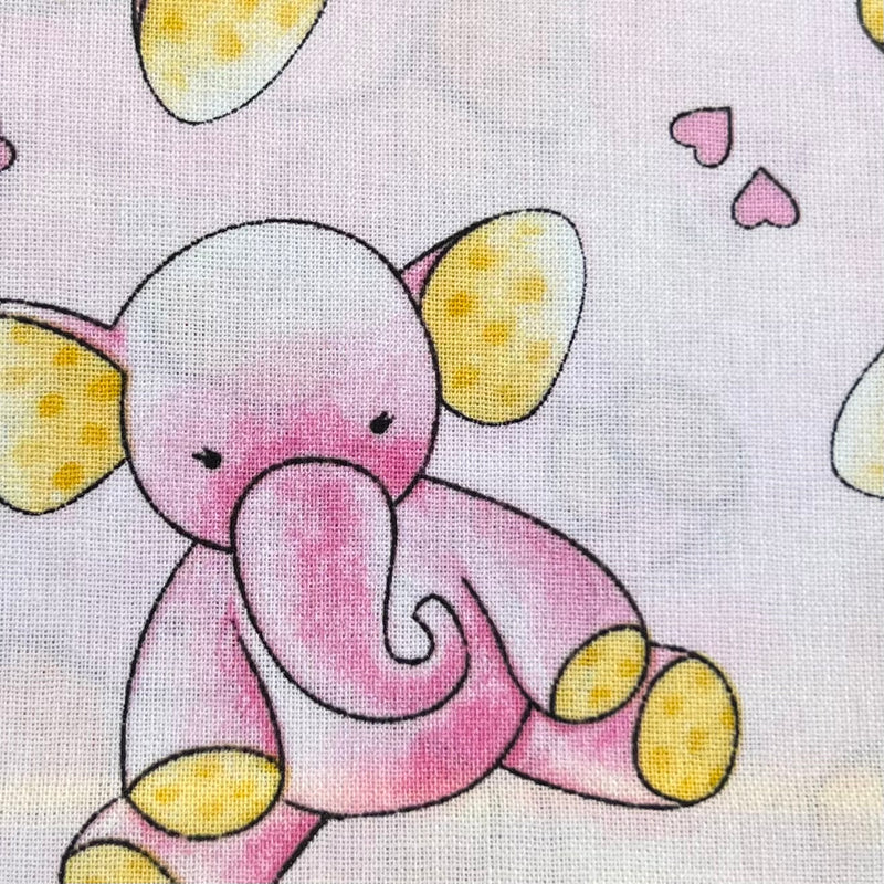 Elephants - Pink | Fat Quarter 6-Pack