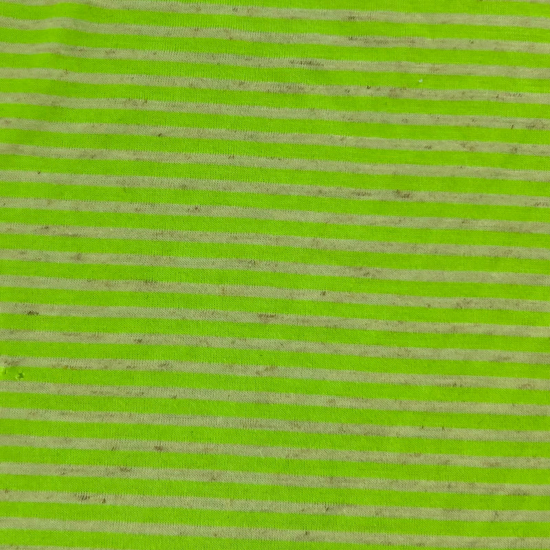 Neon Green | Thick and Thin Stripe Jersey R|S - SKU 7501G #S/GG