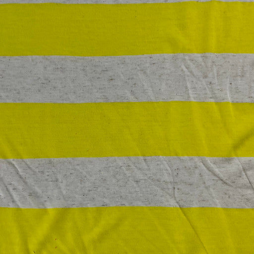 Yellow & Oatmeal | Stripe Jersey R|S - SKU 7501F #S/FF-2