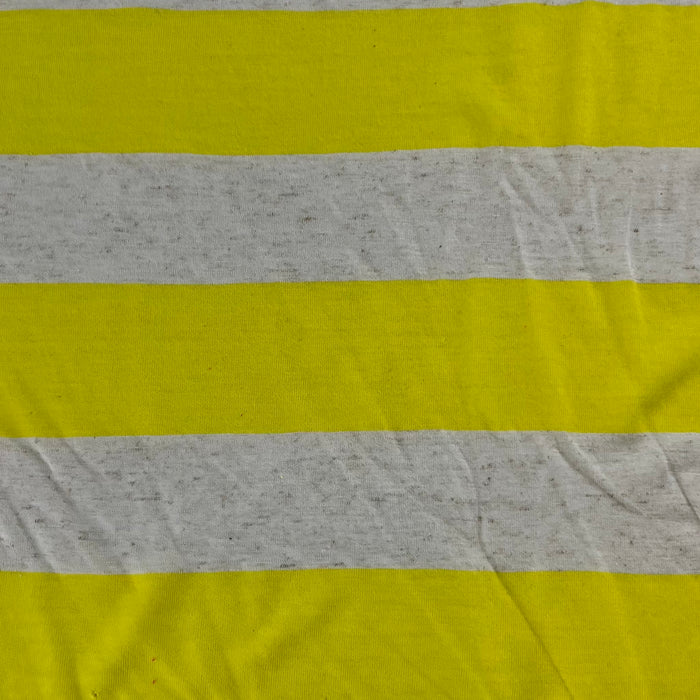 Yellow & Oatmeal | Stripe Jersey R|S - SKU 7501F #S/FF-2