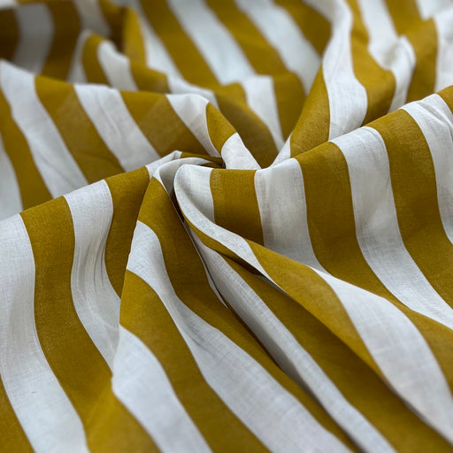 Mustard | Referee (7/8") Stripe Shirting - SKU 7479 #U23