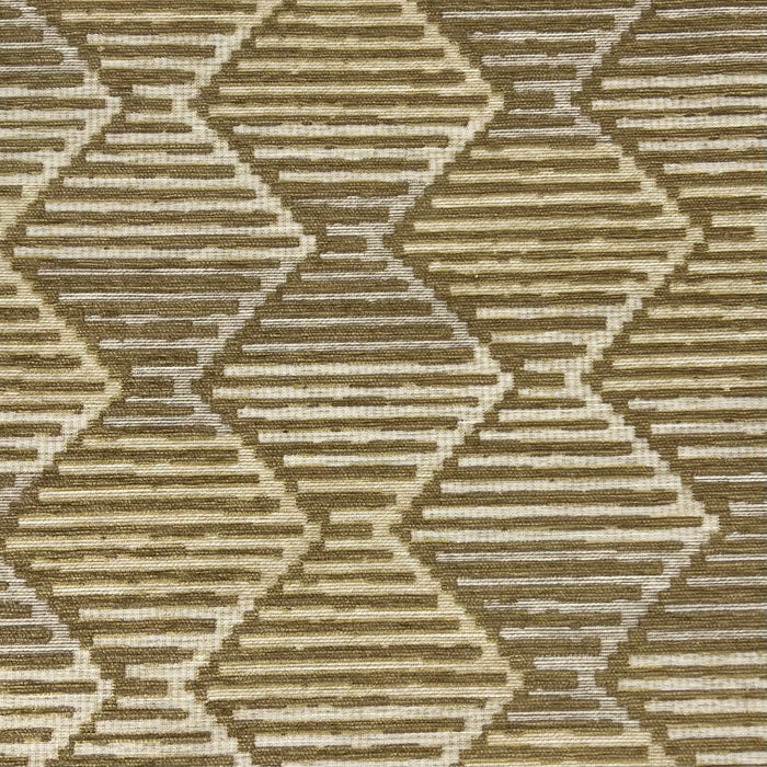 Khaki Zags and Lines Upholstery - SKU 7584B #S121