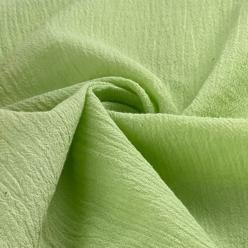 100% Cotton 50” Bubble Gauze - Mint | SKU 2815B #U98