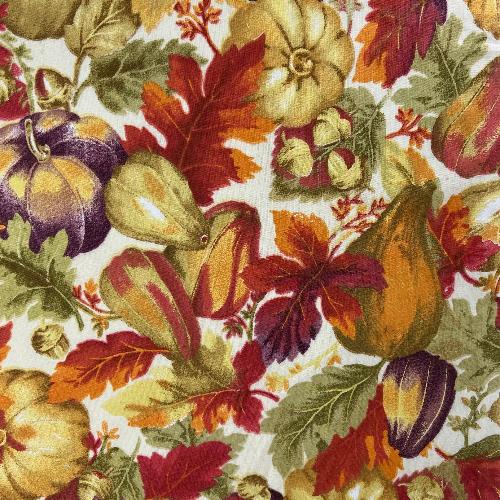 Gourd Patch | Harvest Print Shirting - SKU 7634C #U18 flat