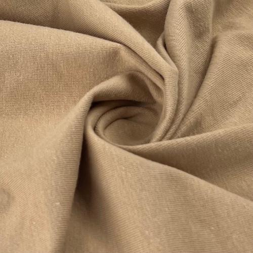 Tan 10 Ounce Cotton/Spandex Jersey