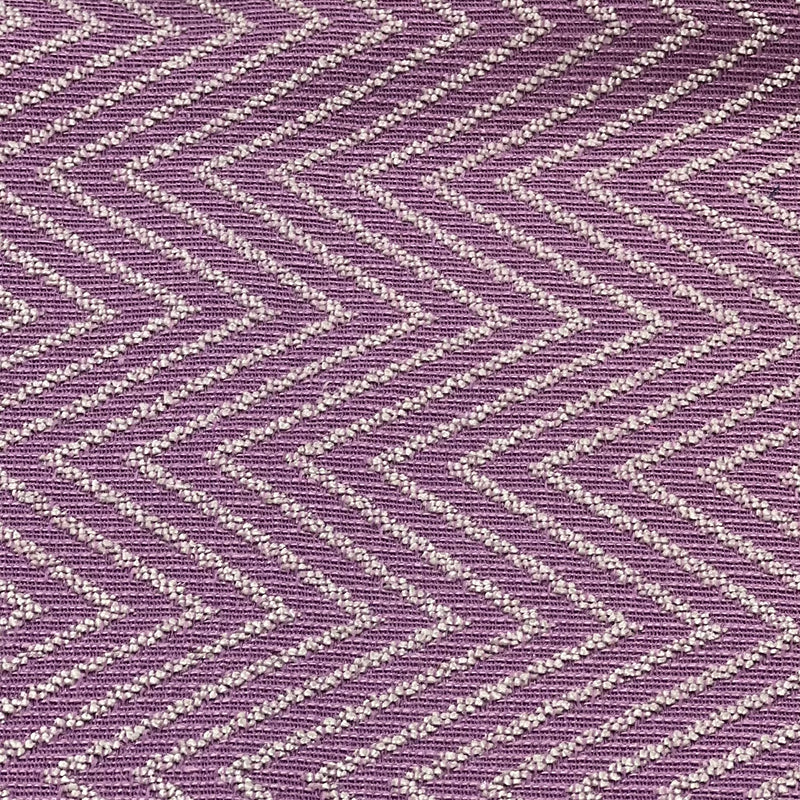 Orchid Chevron | Chenille Jacquard Upholstery - SKU 7229E #S908/909