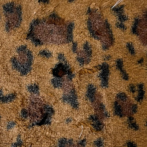 Flint Stone | Safari Print Faux Mink (Avg. 50 Yard Roll)