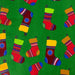 Stockings - Green | Print Poly/Cotton Shirting - SKU 7634 #U17 flat