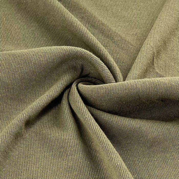 Olive | Cotton Rib (Tubular) 6 Ounce - SKU 7449 #S201