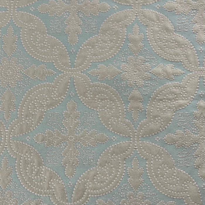 Mint Embroidered Floral Upholstery - SKU 7584B #S121Mint Embroidered Floral Upholstery - SKU 7584B #S121