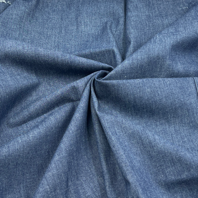 Light Indigo Denim - 9oz, Cotton/Modacrylic/Lycra, 52" Wide - SKU 8224-3470 #U118