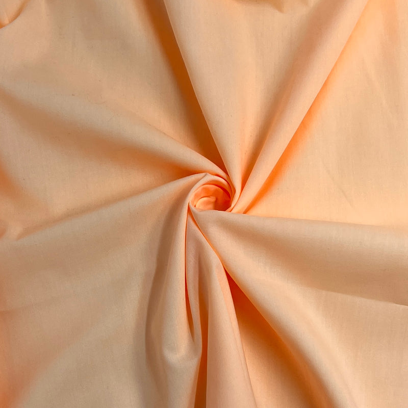 Melon Broadcloth - Polyester/Cotton Easycare Blend, 58" Wide - 8168 #U62