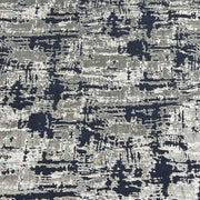An abstract distressed pattern featuring a textured blend of navy blue, charcoal gray, and off-white in a horizontal, layered design.