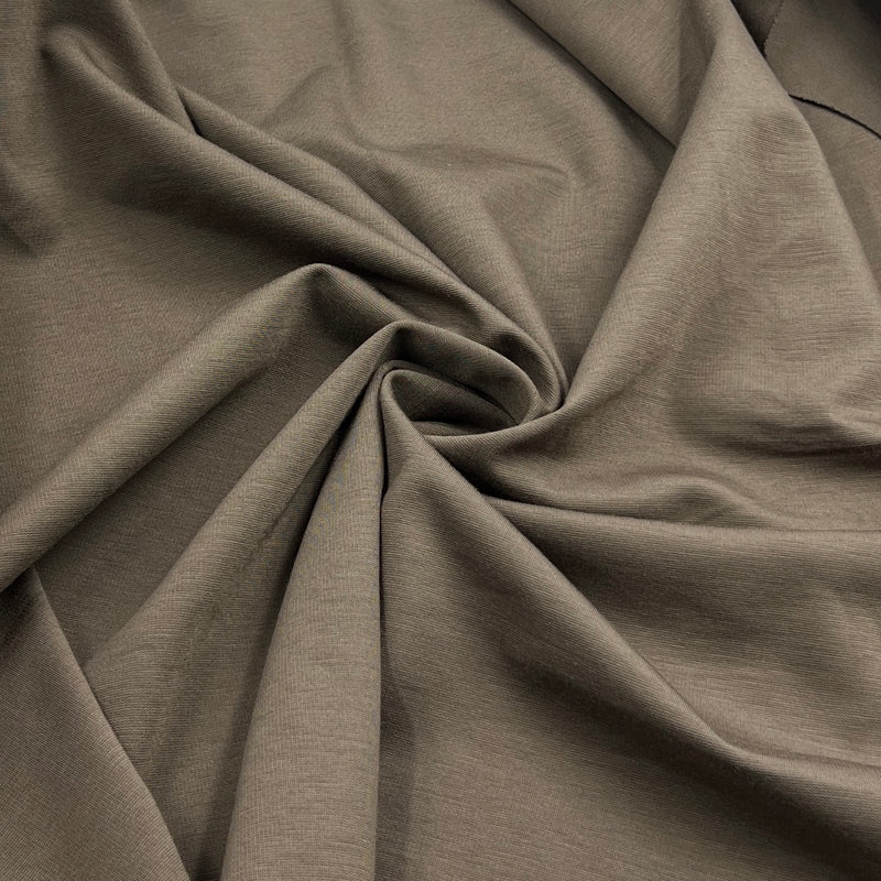 Taupe Ponte Leggero - Rayon/Nylon/Lycra, 59" Wide