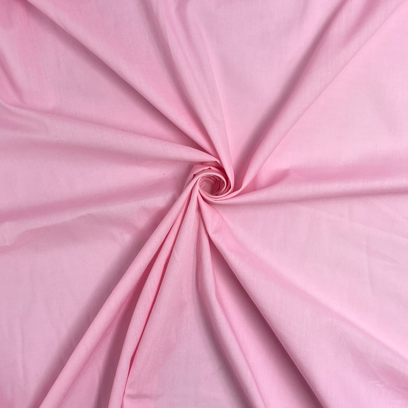 Pink Broadcloth - Polyester/Cotton Easycare Blend, 58" Wide - 8168 #U62