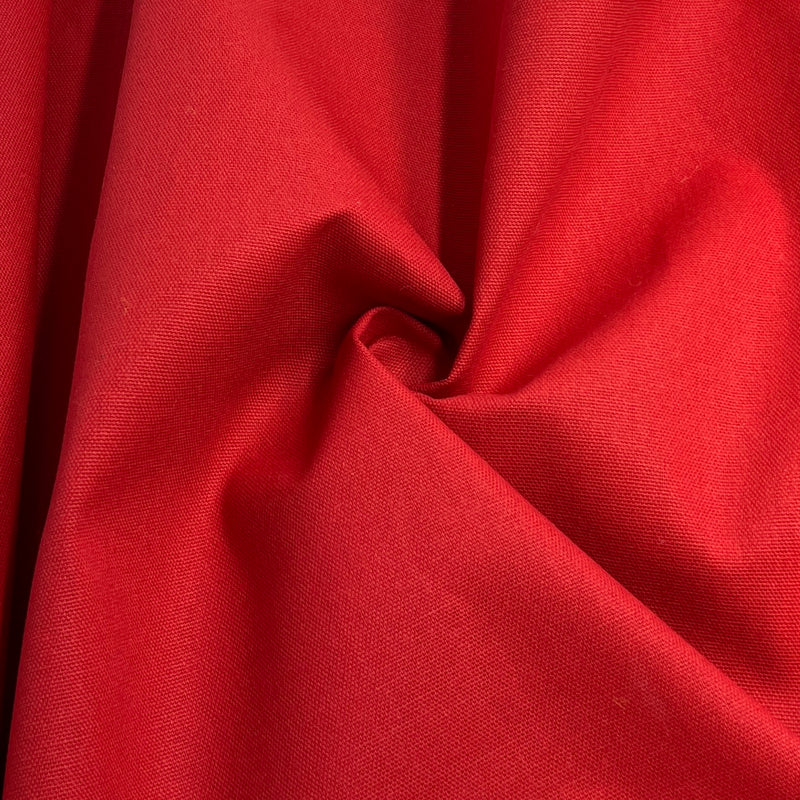 Red Cotton Canvas - 6.5oz, 57" Wide