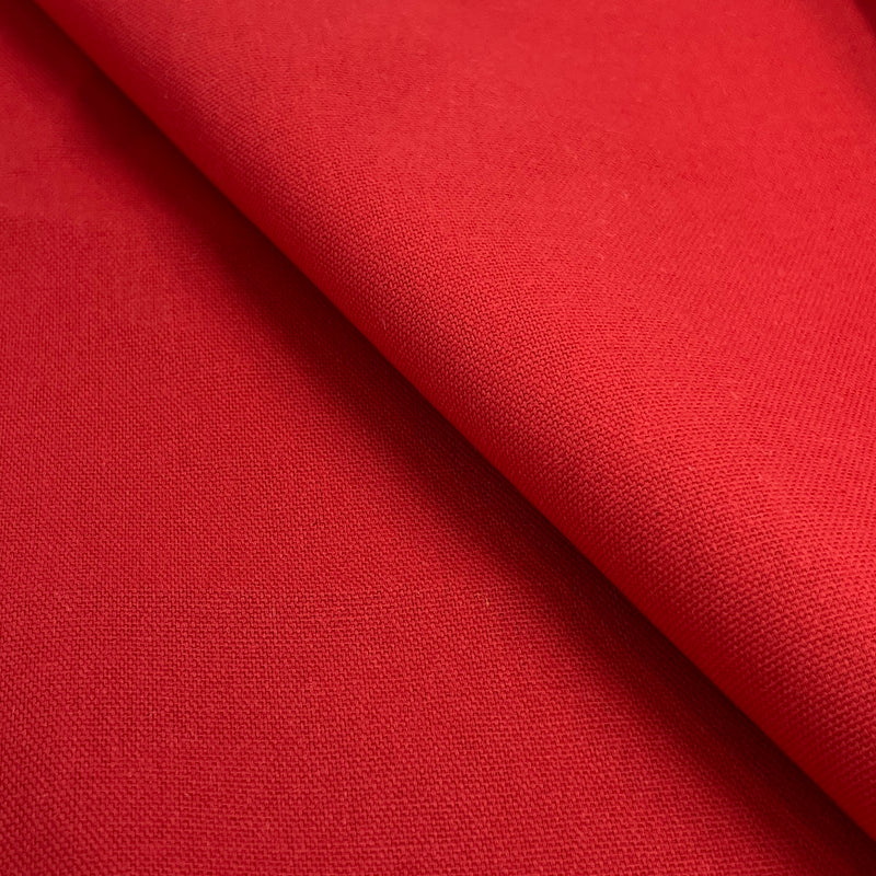 Red Cotton Canvas - 6.5oz, 57" Wide