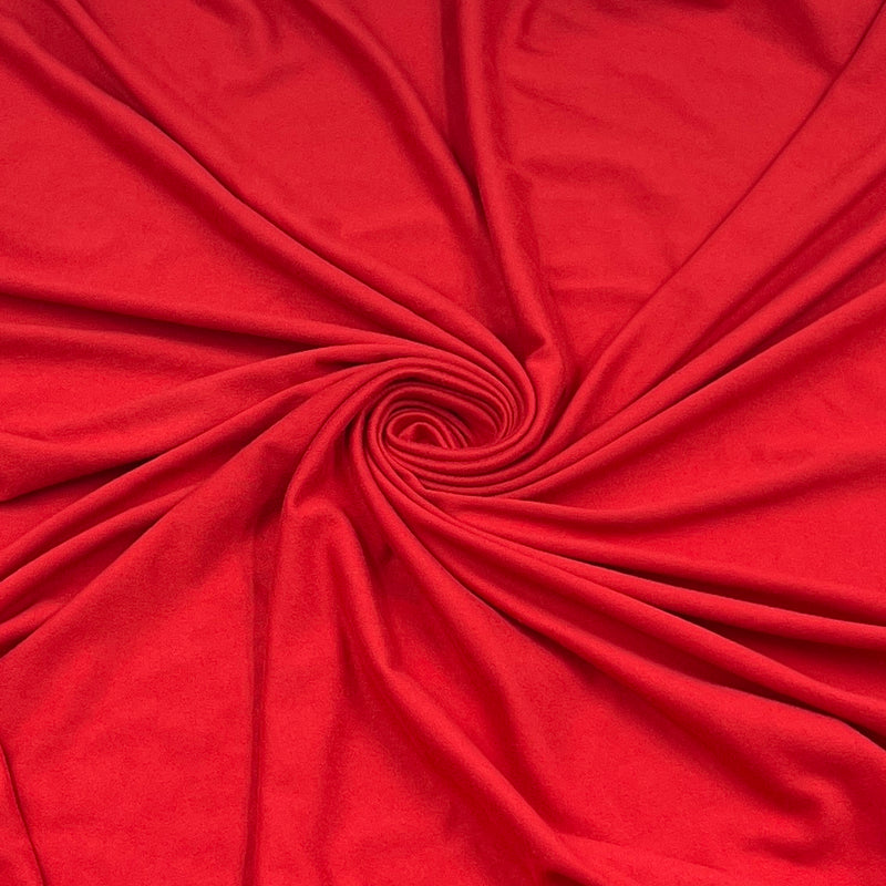 Red Own Skin Jersey - Double-Brushed Poly/Lycra, 60" Wide - SKU 4656