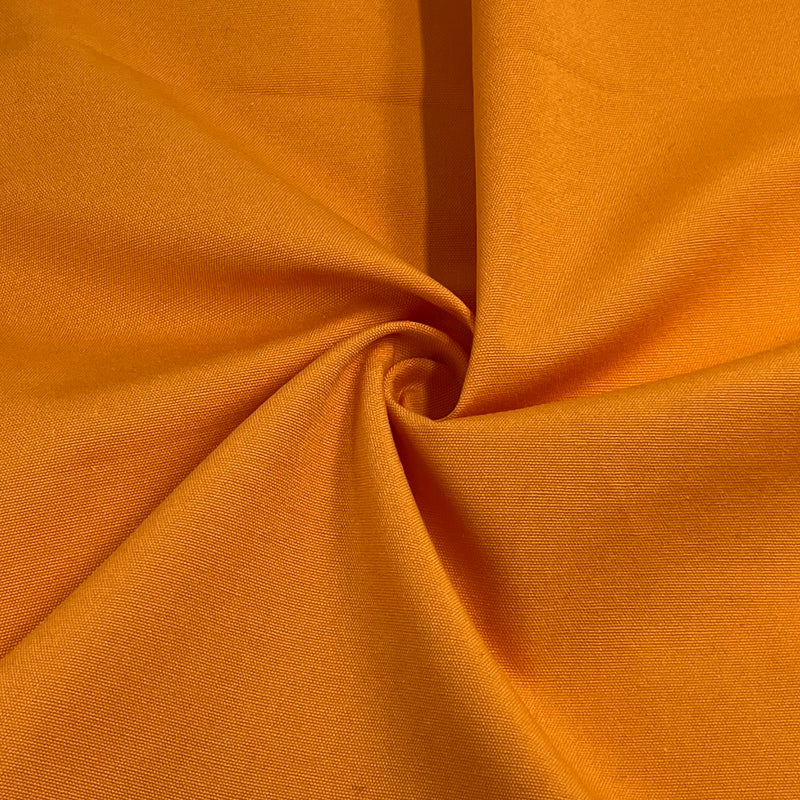 Sunflower Yellow Lightweight Canvas - 100% Cotton, 6.5oz