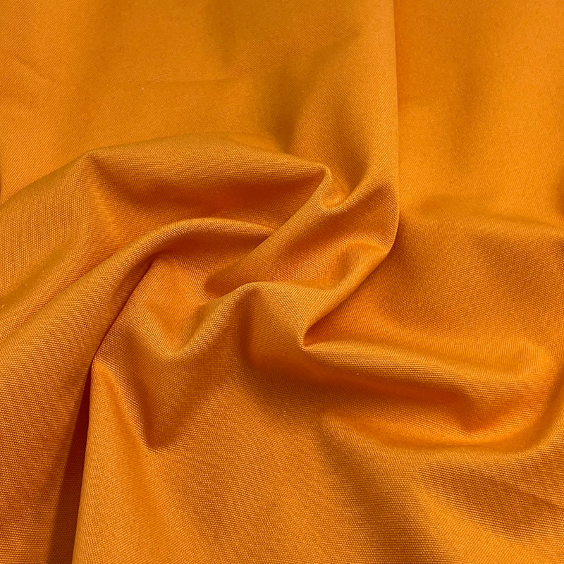 Sunflower Yellow Lightweight Canvas - 100% Cotton, 6.5oz