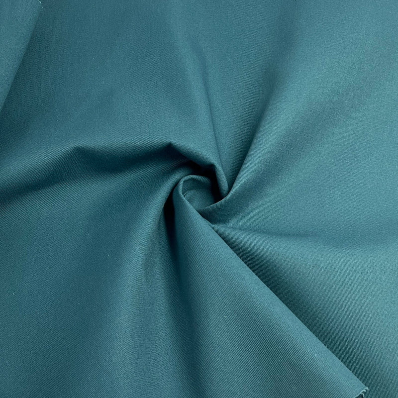Teal Polyester/Cotton Twill - 7.5oz, 62" Wide