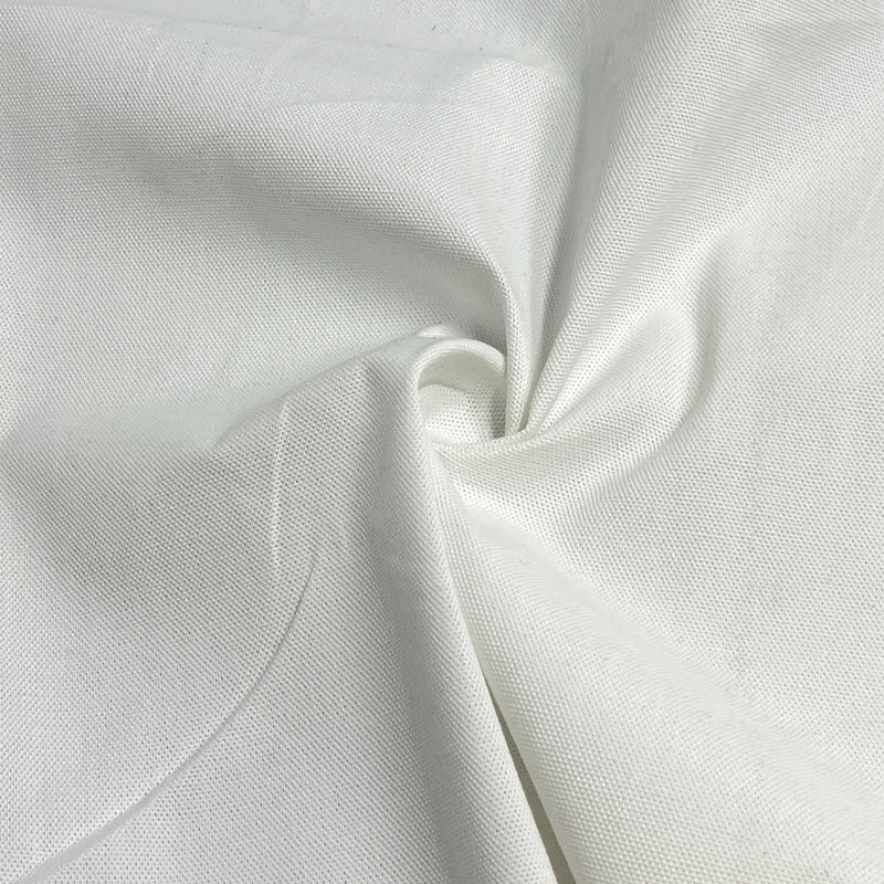 White Polyester/Cotton Canvas - 58" Wide, 6oz