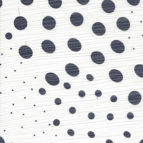 Navy #U172 Dot Sheer Crinkle Chiffon Print Woven Fabric - SKU 3276