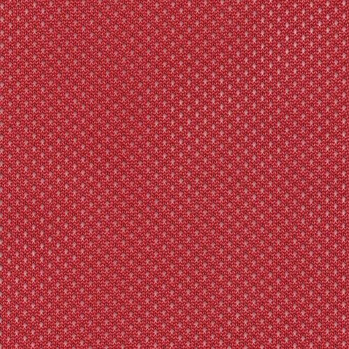 Red Stiff Football Mesh Knit Fabric