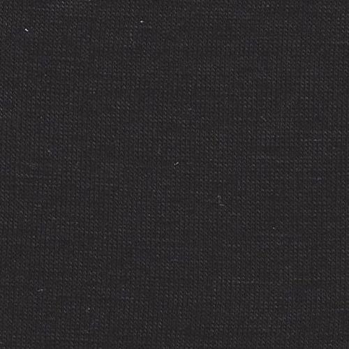 Black Polyester Rayon Lycra Knit Jersey Fabric