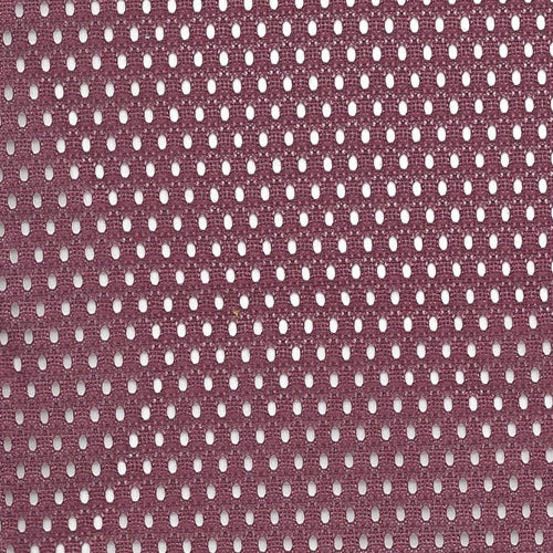 Wine Football Mesh Knit Fabric