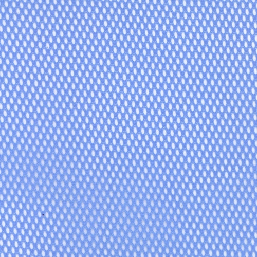 Blue Football Mesh Knit Fabric