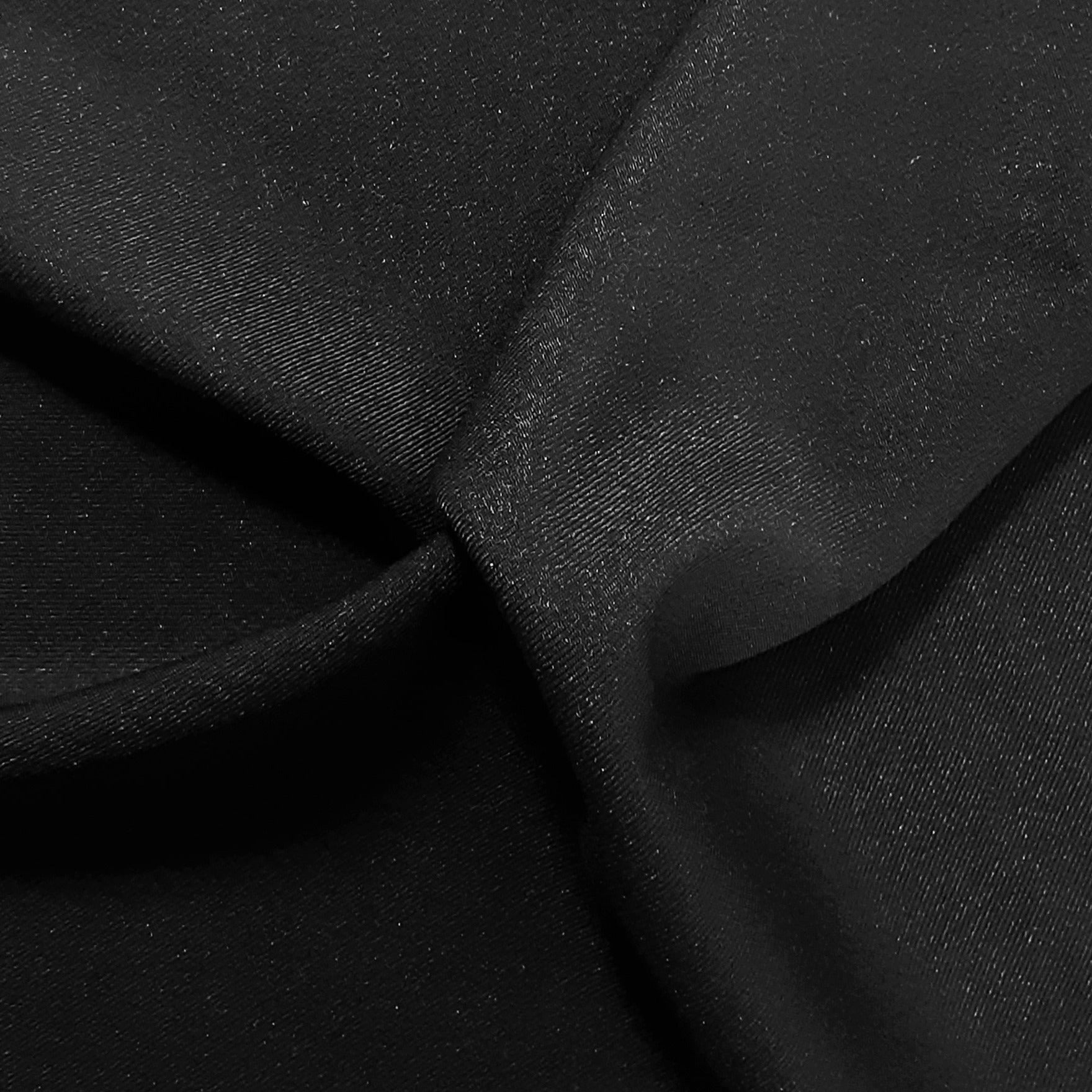 Black | Gaberdine Suiting - SKU 6645 #S/Z