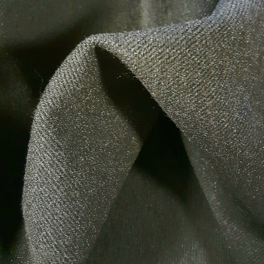 Black | Four-Way Stretch Polyester Jersey (10 Yard Roll) - SKU 6663 BTR #S57