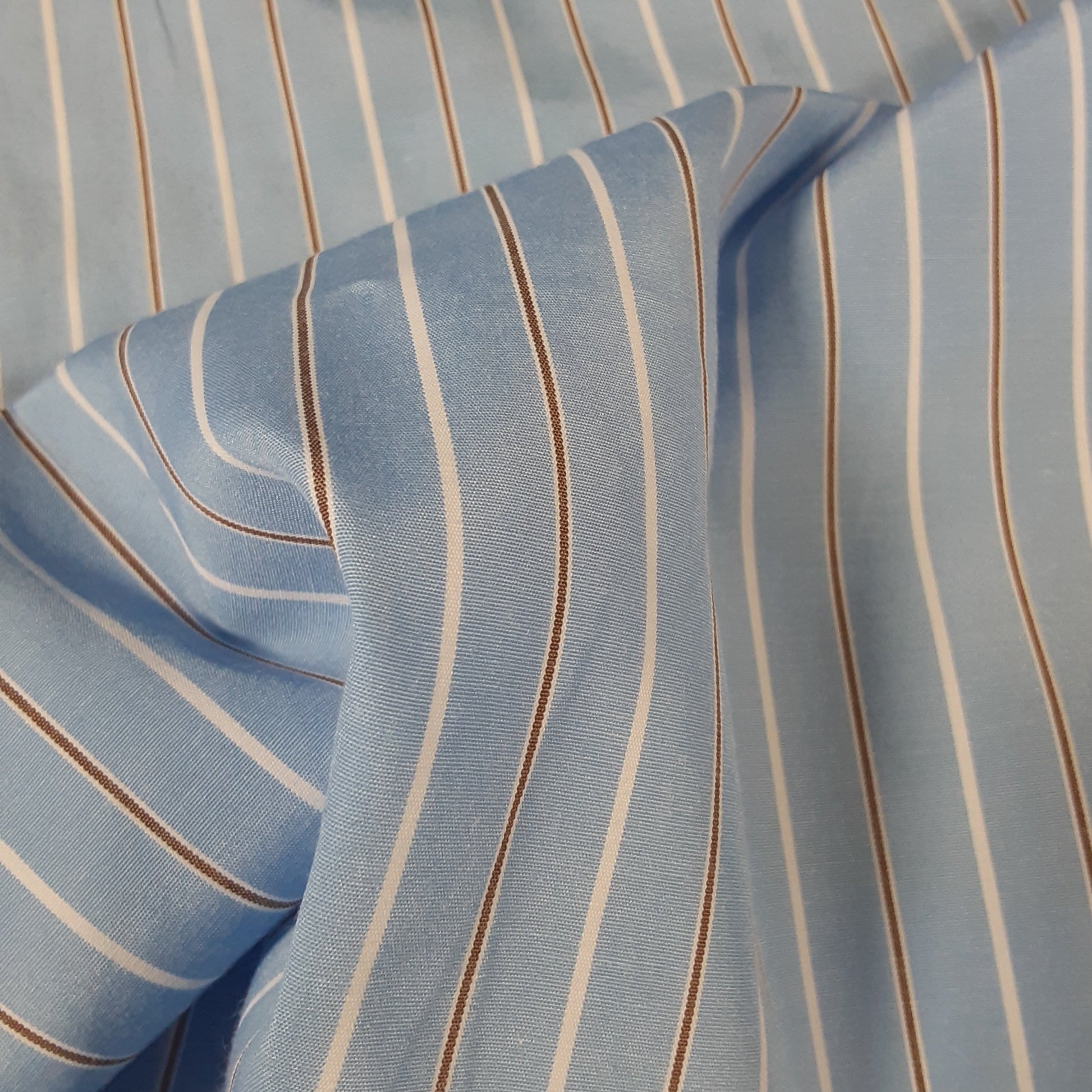 Blue | Newsroom Stripe Shirting - SKU 6654 #UB147