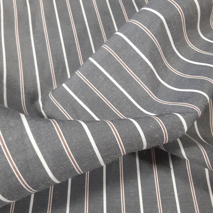 Light Navy | Tryon Stripe Shirting | SKU 6654 #U147