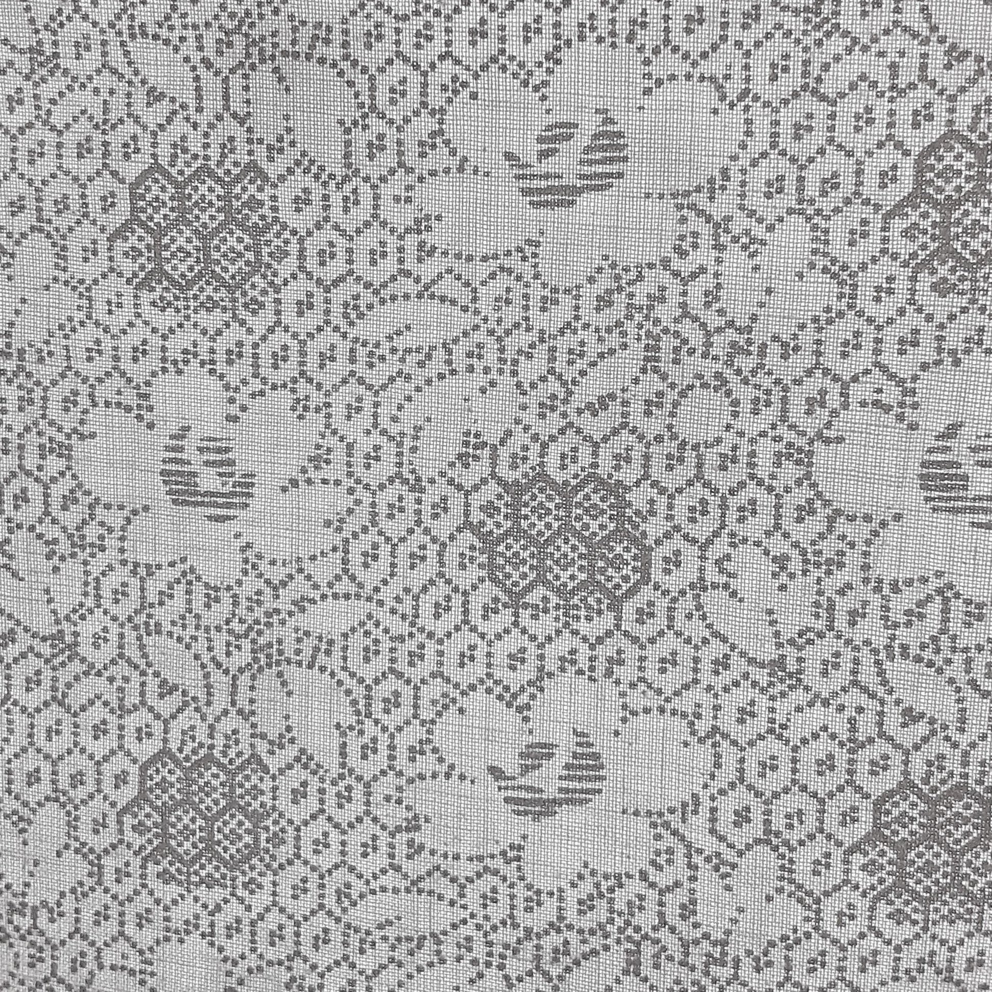 White #U81 Honeycomb Tone On Tonal Woven Fabric - SKU 5803B