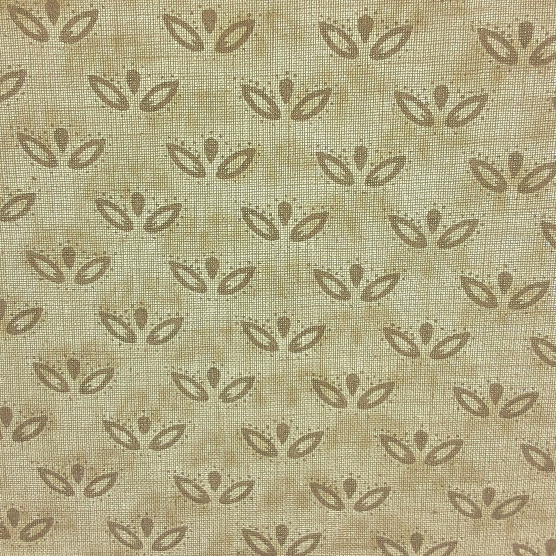 Ivory #U81 Water Lilly Tonal Woven Fabric - SKU 5803B