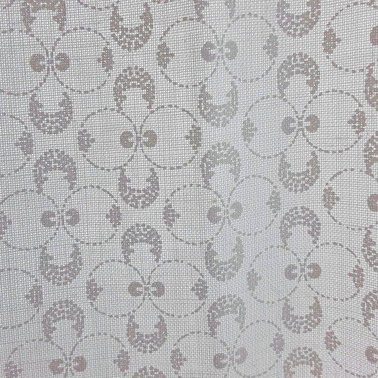 White | Clover Tonal Fine Weave - SKU 5803B #U81