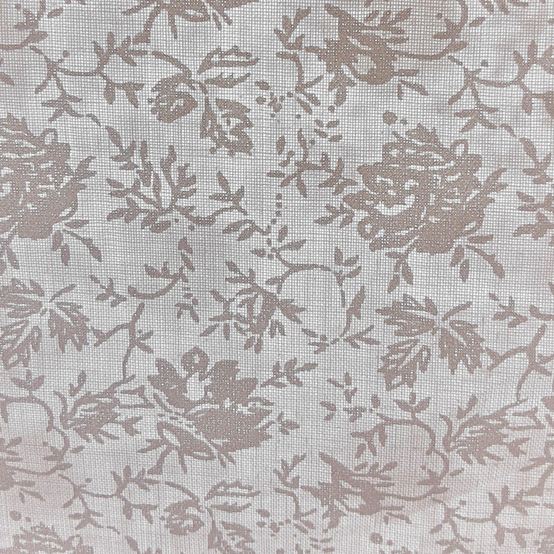 White Wildflower Tonal Woven Fabric - SKU 5803A #U81