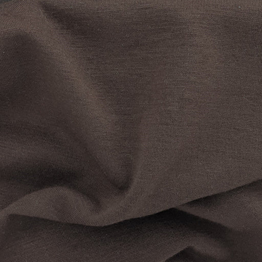 Dark Brown #U6 Polyester/ Rayon/Spandex 190 Gram Knit Jersey Fabric - SKU 6673