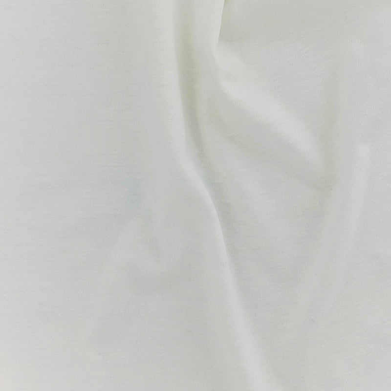 White #S200 "Made In America" 10 Ounce Cotton Jersey Knit Fabric - SKU 6669
