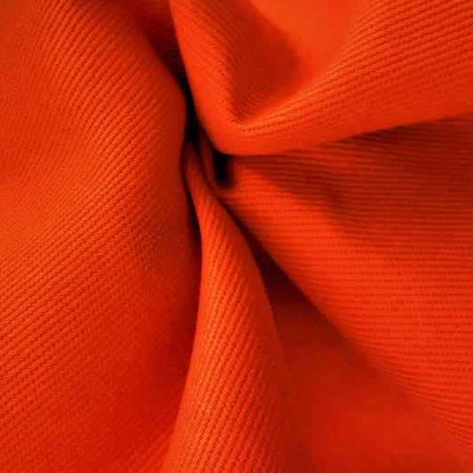 Tangerine #U73 Bull Denim 10 Ounce Woven Fabric - SKU 6192