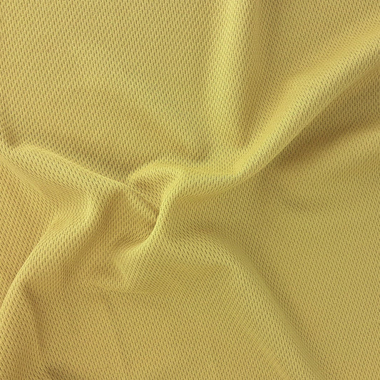 Gold #U127 Dimple Mesh Knit Fabric - SKU 6701